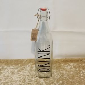 Rae Dunn bail & trigger "drink." bottle